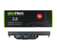 Batteria Ohmhero™ NERA 5200 mAh REALI per Asus A75DE