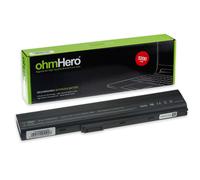 Batteria NERA 10.8-11.1 V 5200 mAh per asus X52N