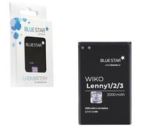 BATTERIA ORIGINAL BLUE STAR 2000mAh RICAMBIO PILA LITIO PER WIKO LENNY 1 - 2 - 3