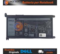 Batteria Originale DELL Inspiron 5491 2-in-1, 3481, 3493, 3505, 3501 p/n YRDD6