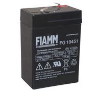 batteria FIAMM fg10451 6V 4,5a piombo torcia lampada emergenza ups 4AH 4,2Ah agm
