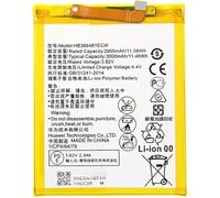 BATTERIA ORIGINALE HUAWEI HB366481ECW per P9, P9 LITE Honor 8, P10 Lite, P8 Lite 2017, P9 Lite 2017, Honor 6X, P Smart, Y7 Prime 2018, Honor 7A - 3000 mAh LI-ION BULK