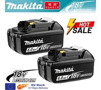 Batteria originale Makita 6.0Ah per Makita 18V BL1830B BL1850B BL1850 BL1840 BL1860 BL1815 Batteria al litio sostitutiva 1PCS 6Ah-Charger