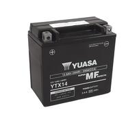 Batteria Yuasa YTX14-BS per Honda, BMW, KTM, Yam. Piaggio e altre