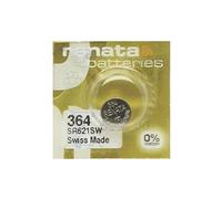 Batteria orologio Renata MP-E 364 SR621SW, 60% più potente, 1 batteria