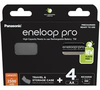 ENELOOP P 4XAAB - eneloop pro, batteria ricaricabile NiMH, AA (batteria stilo), 25