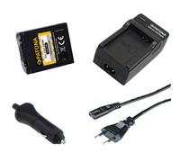 Batteria Patona + caricabatteria casa/auto per Panasonic Lumix DMC-FZ28S