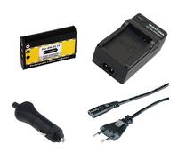 Batteria Patona + caricabatteria casa/auto per Ricoh DB-80