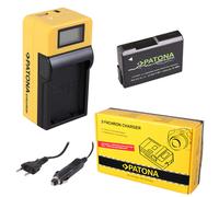 Batteria Patona + caricabatteria Synchron LCD USB per Nikon D5100,D3400,D3300