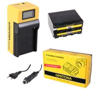 Batteria Patona + caricabatteria Synchron LCD USB per Sony HVR-Z1C,HVR-Z1E