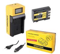 Batteria Patona + caricatore Synchron LCD USB per Canon POWERSHOT G7,G9,S30,S40