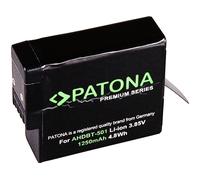 Batteria PATONA HQ Ricambio GOPRO HERO 5 HERO5 BLACK SILVER AABAT-001 1250 mA