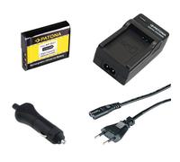 Batteria Patona NP-BG1 + caricabatteria casa/auto per Sony HDR-AS10,HDR-AS15
