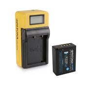 Batteria Patona Platinum + caricatore Synchron LCD USB per Fujifilm NP-W126S