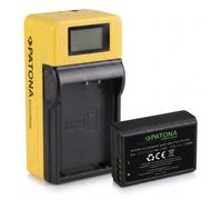 Batteria Patona Premium + caricabatteria Synchron LCD USB per Canon Eos 1300D