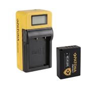Batteria Patona Protect + caricatore Synchron LCD USB per Fujifilm X-T200,X-H1