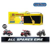BATTERIA PEG PEREGO CON LICENZA UFFICIALE 24V VOLT 12AH PER GAUCHO SUPERPOWER