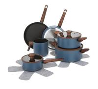 Batteria pentole 11 pezzi Blue Harmony blu