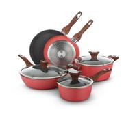 Batteria pentole 8 pezzi corallo Golden 5 rosa