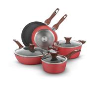 Batteria pentole 8 pezzi rossa Golden 5 rosso