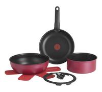 Batteria pentole Alluminio antiaderente ( 7 pz) INGENIO RUBINO Rosso 0102976000