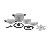 BRUNNER Koch Set di stoviglie Fusion 7+1 Magnetic Camping Cucina Padella Ceramica