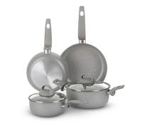 Batteria pentole antiaderenti 6 pezzi grigio