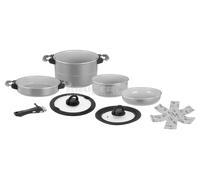 BRUNNER Koch Set di stoviglie Fusion 7+1 Magnetic Camping Cucina Padella Ceramica