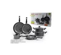 Magefesa Set Pentole 4 Pezzi + Set 3 Padelle