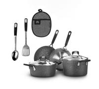 Batteria pentole induzione 9 pezzi New Petra Dark