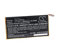 Batteria per Acer Iconia One 10 B3-A40 6000mAh 3,7V