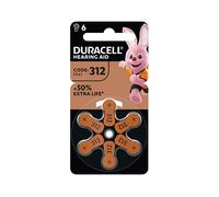 BATTERIA PER APPARECCHIO ACUSTICO DURACELL EasyTab 312, Zinco-aria, 170 mAh, 1.45 V, Universale, per Apparecchi acustici