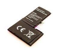 AKKU 31053 - Batteria per smartphone per Apple iPhone X, litio polimero, 2716
