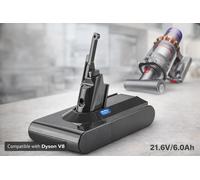 Batteria per Aspirapolvere Dyson V8 SV10 V8 Absolute Fluffy 6000mAh 6Ah Al Litio