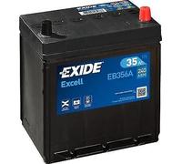 BATTERIA PER AUTO EXIDE 12V 35 AH 240A POLI PICCOLI POSITIVO DX EB356A = 40AH