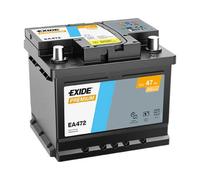 EA472 EXIDE Batteria avviamento per FORD VW RENAULT OPEL PEUGEOT CITROËN TOYOTA