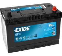 BATTERIA PER AUTO EXIDE EL954 95AH 800A DI SPUNTO 12V EFB START-STOP +DX