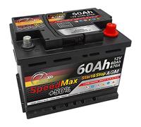 Batteria per auto Speed Max 60 Ah Tecnologia AGM 670A, adatto per veicoli con sistema Start Stop
