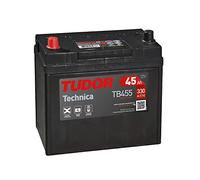 Batteria per Auto Tudor Exide 45 Ah, 12 V. dimensioni: 237 x 127 x 227. Morsetto sinistro.