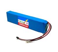 Batteria per Bici elettrica 36V 100Ah 10S3P Impermeabile PVC con Il Caricatore BMS incorporato Wiederaufladbarer Lithium-Ionen-Akku per 200W ~800W Motore 36V 100Ah,3lines+DC