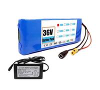 Batteria per Bici elettrica 36V 20ah 10S1P,Batteria Ebike Impermeabile PVC con Il Caricatore BMS incorporato Resistente all'invecchiamento per 200W ~500W Motore 36V 20Ah,T+DC