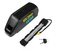 Batteria per bicicletta elettrica 48V/52V/60V 20AH Batteria per bicicletta elettrica a lunga autonomia 50A BMS Adatta per motori 48V/52V/60V 20Ah/25Ah/27Ah 2000W~500W Batteria (60V 20AH)