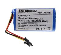 Batteria per Blaupunkt BlueBot XSmart BPK-VCBB1XS 3400mAh 14,8V