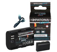 PATONA Platinum USB-C Batteria LP-E6 ricambio per Canon LPE6 LP E6, 2250mAh compatibile con Canon EOS 5D Mark II III IV 5DS R R5 6D 7D 60D 60Da 70D 80D 90D XC10 XC15 5 6 7 60 70 80 90 WFT-E5 E7