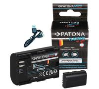 PATONA Platinum USB-C Batteria LP-E6 ricambio per Canon LPE6 LP E6, 2250mAh compatibile con Canon EOS 5D Mark II III IV 5DS R R5 6D 7D 60D 60Da 70D 80D 90D XC10 XC15 5 6 7 60 70 80 90 WFT-E5 E7
