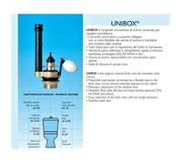 BATTERIA PER CASSETTA ZAINO IN OTTONE MODELLO UNIBOX COMPLETA DI PULSANTE ITS