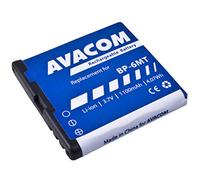 Batteria per cellulare Nokia E51, N81, 8 GB, N82, agli ioni di litio 3, 6 V, 1100 mAh (ricambio BP-6MT)