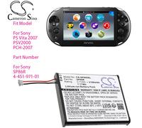 Batteria per console di gioco Cameron Sino per Sony PS Vita 2007 PSV 2000 PCH-2007 Numero parte SP86R 4-451-971-01 2100mAh