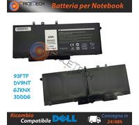 BATTERIA PER DELL LATITUDE 5280 5480 5490 93FTF D4CMT GJKNX 3DDDG