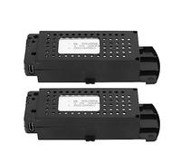 Batteria per Drone 2 Pezzi, Protezione RC Portatile di Ricambio per Batteria con Cavo 3 in 1 per Aereo S6 G6 Ricarica Al Litio da 3,7 V 3000 MAh